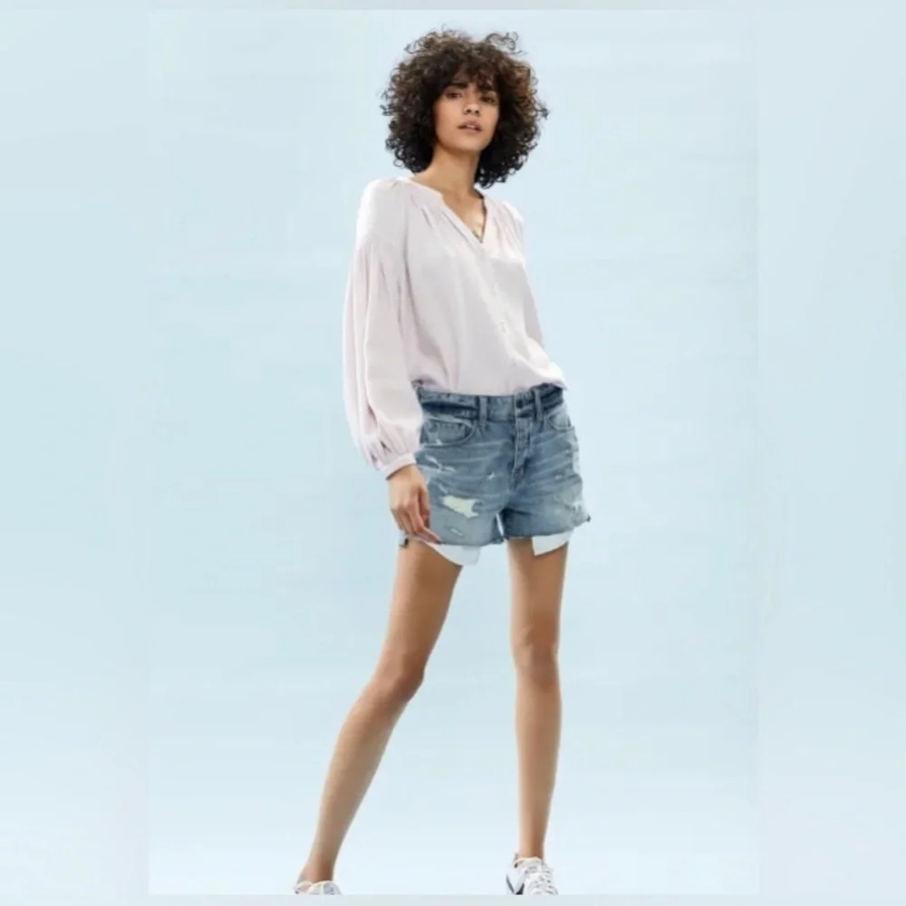 NWT! Nordstrom Women’s High Waist Boyfriend Cutoff Denim Shorts - Multiple🌊
